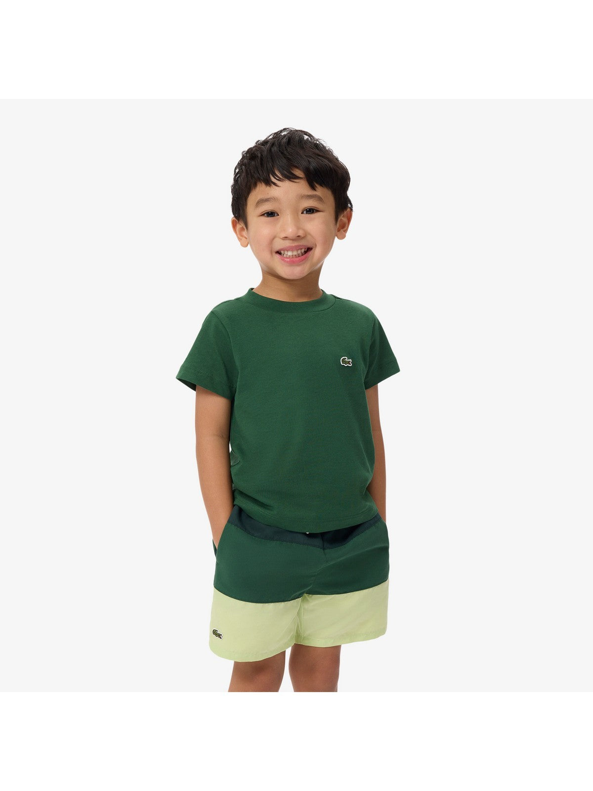 LACOSTE KIDS T-shirt Unisex bambino LCB CORE TEE 847025 F9W Verde