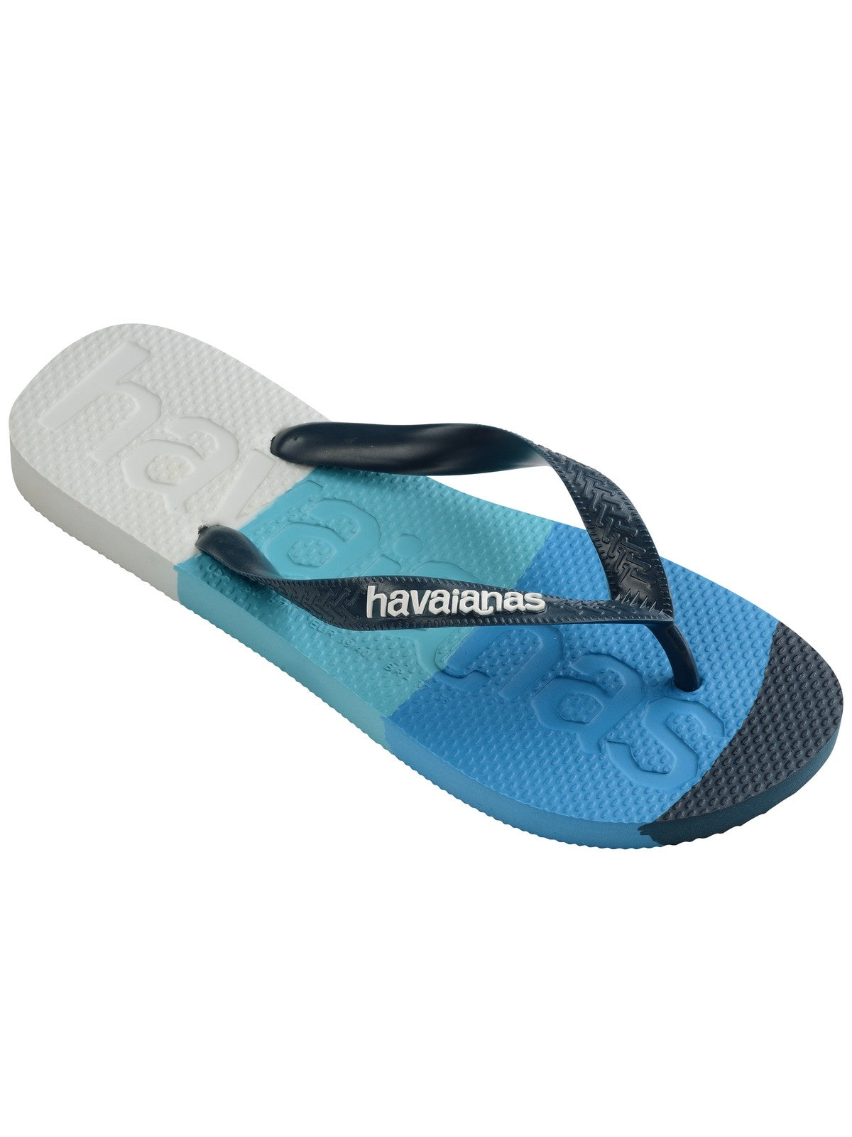 HAVAIANAS Infradito Uomo Hav. Top logomania colors II 4147526.5558 Blu gioboutiqueweb