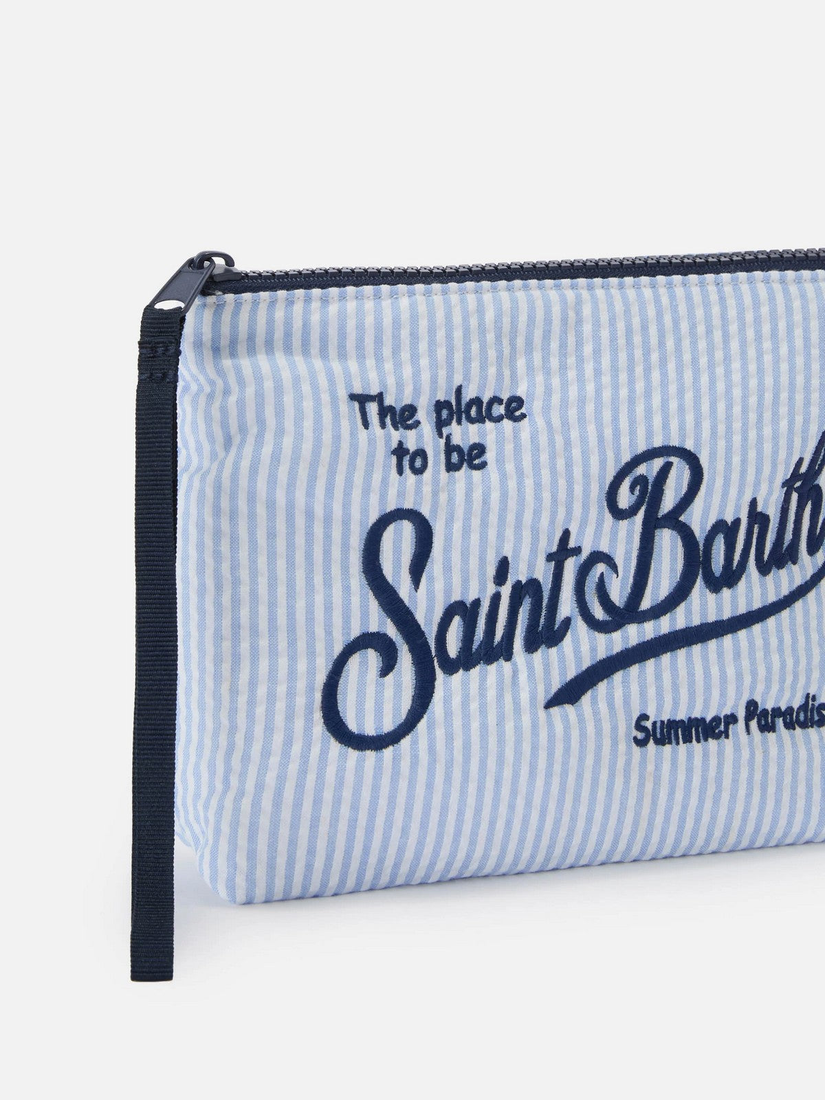 MC2 SAINT BARTH Pochette Donna ALINE SEERSUCKER 00361L STRIPES 31 EMB
