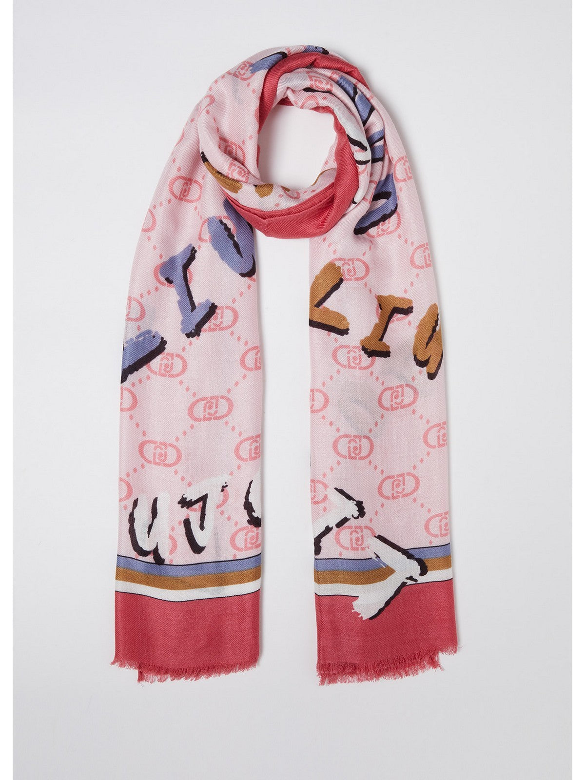 LIU JO SOFT Sciarpa Donna 2F4099T0300 71927 Rosa gioboutiqueweb