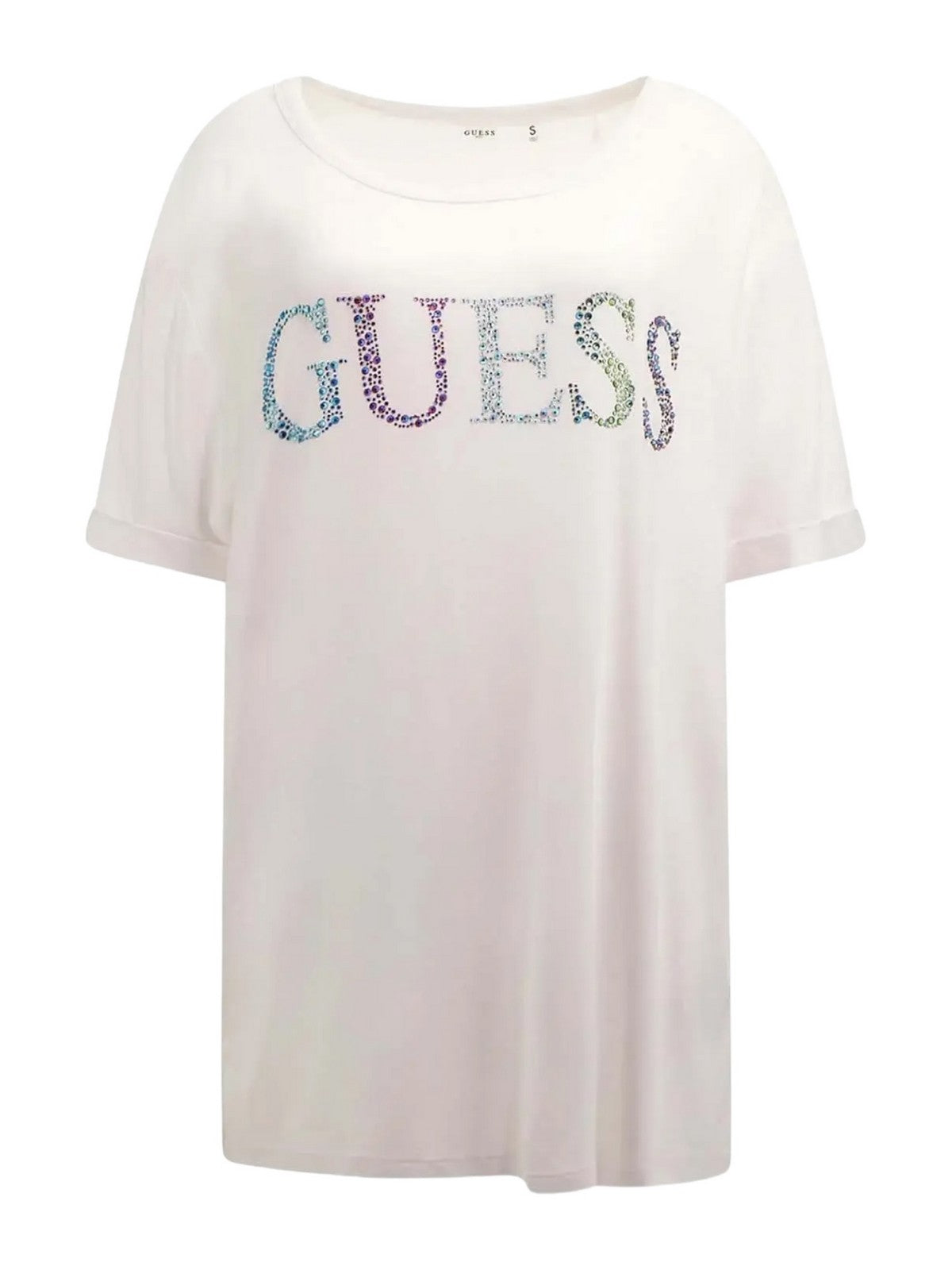 Guess Beachwear T-shirt and Pole Woman T-shirt E4GI02 K68D2 G011 White