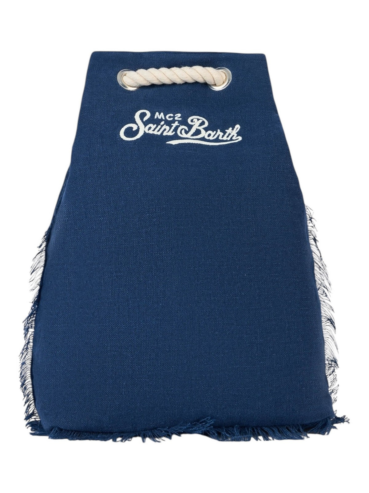 MC2 SAINT BARTH Zaino Donna BOAT BACKPACK LINEN 00277H LINEN 61 EMB gioboutiqueweb