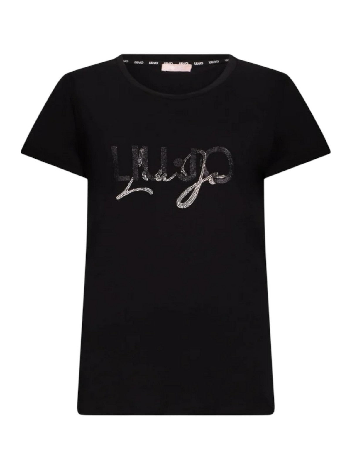 LIU JO SPORT T-shirt Donna TF5287JS923 M9898 Nero/LiuJo doub