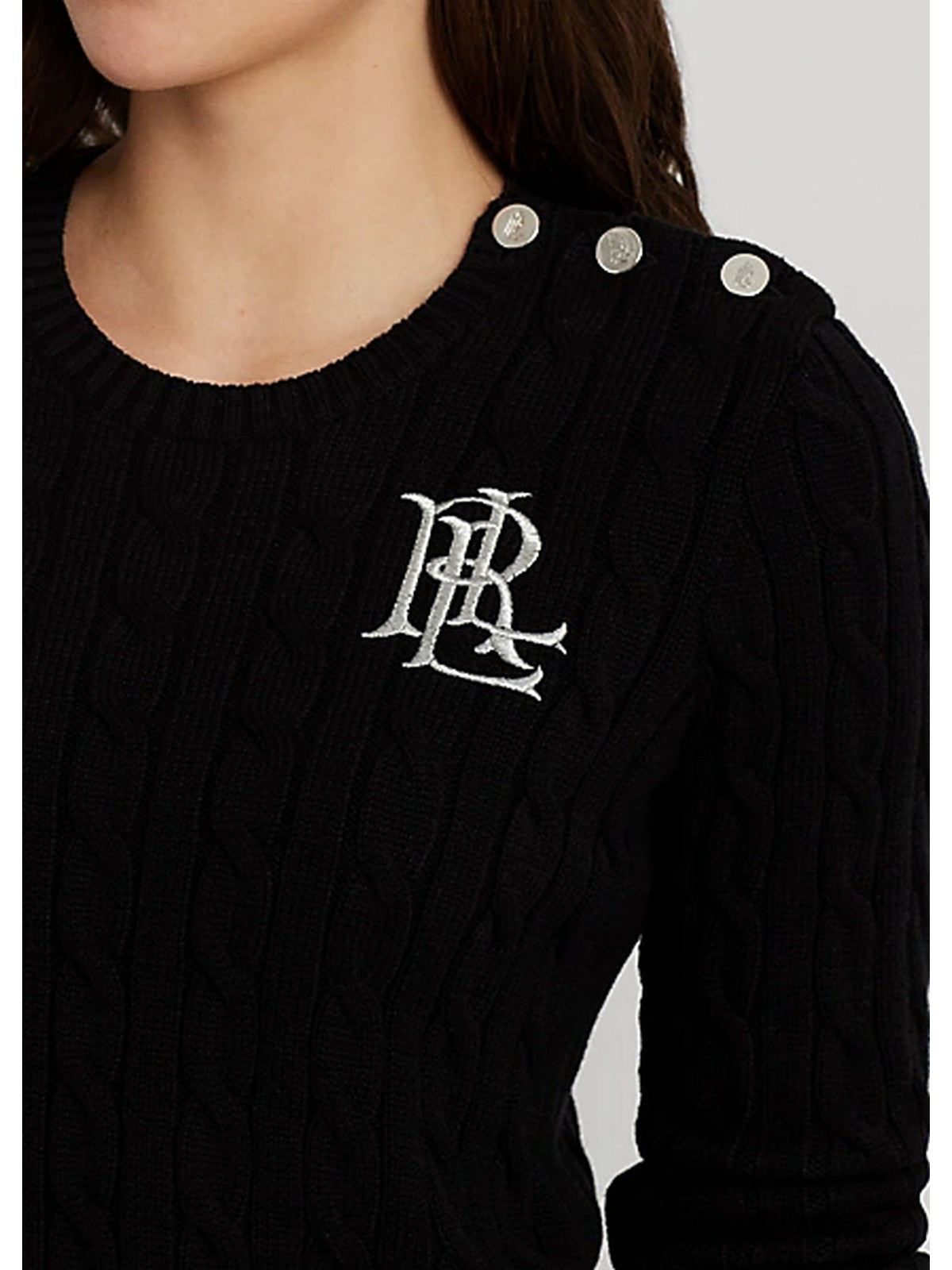 Lauren Ralph Lauren Women's Shirt 200932223 001 Black