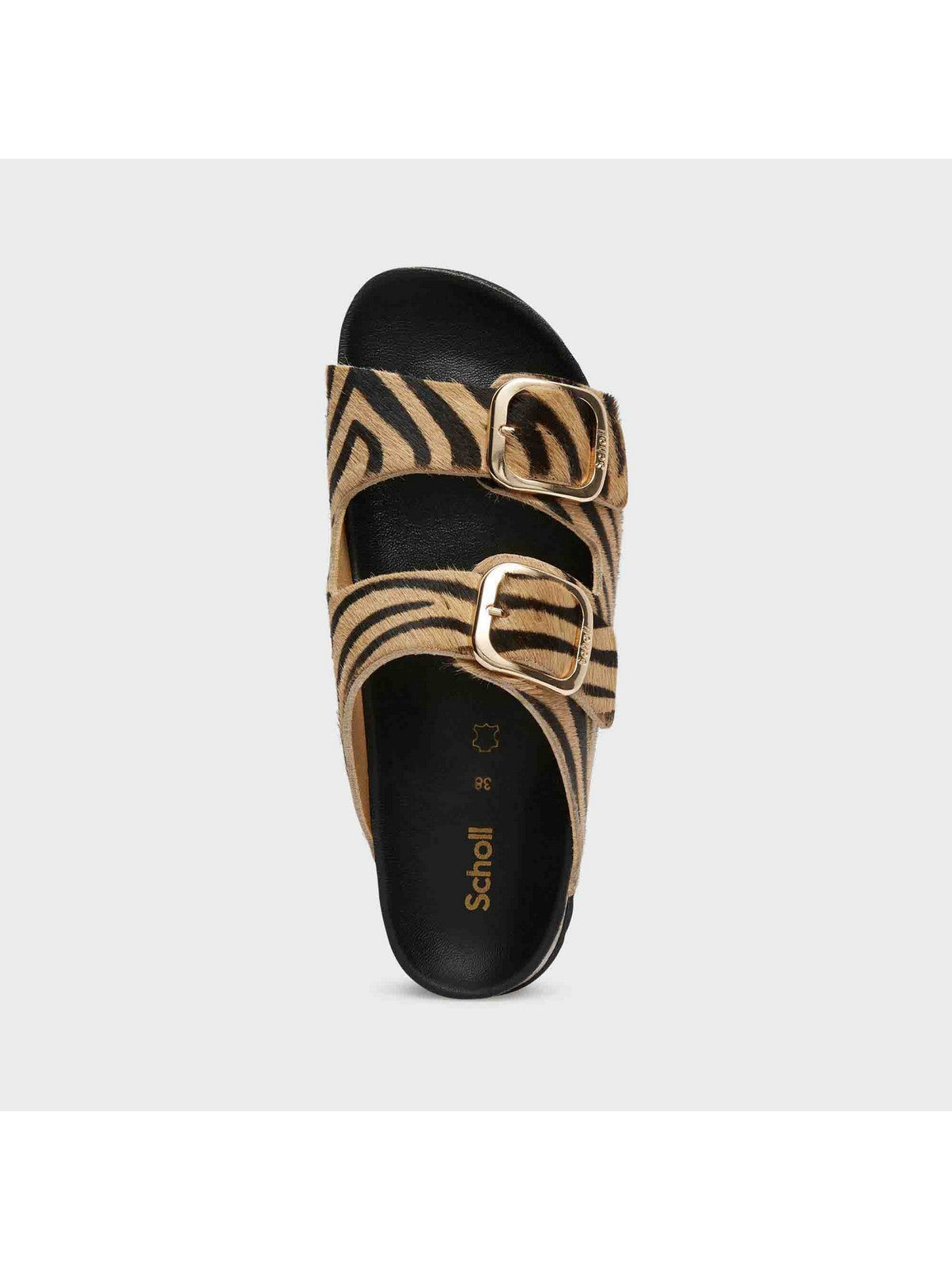 SCHOLL Sandalo Donna NOELLE Zebra Beige/Black F300672331 ZEBRA BEIGE/BLACK gioboutiqueweb