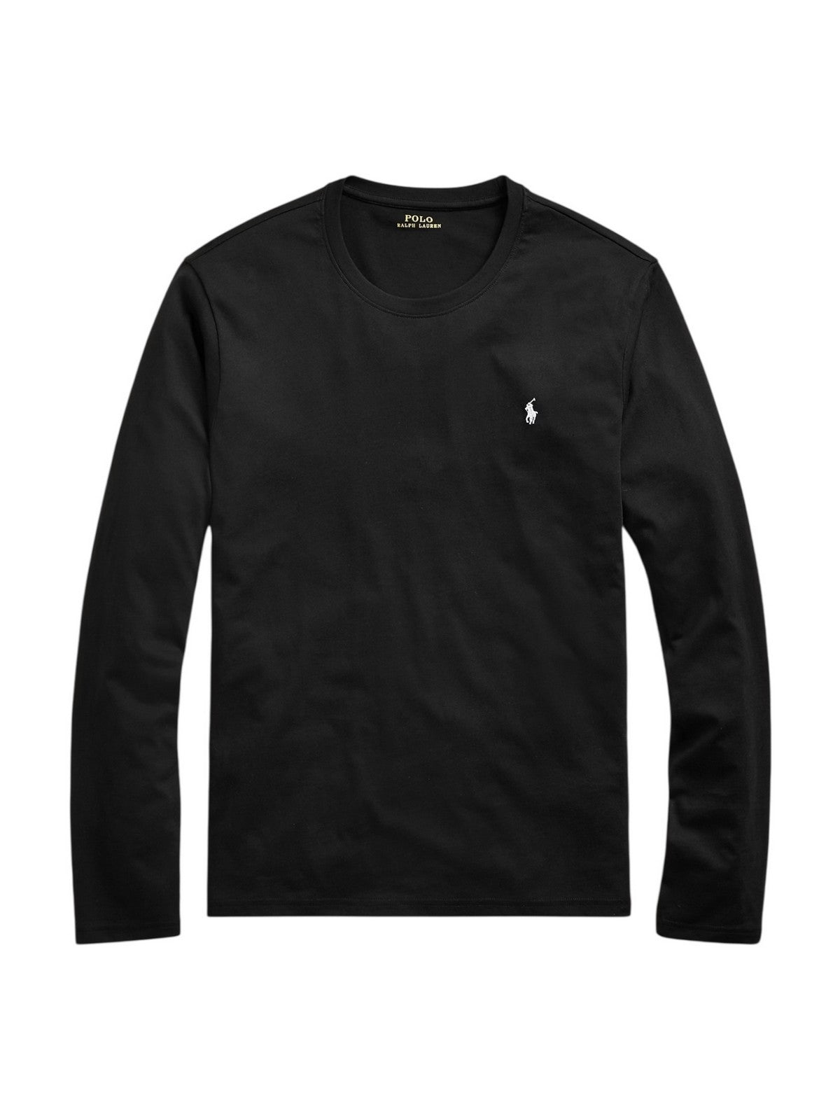POLO RALPH LAUREN T-shirt Uomo L/S CREW-SLEEP-TOP 714844759 001 POLO BLACK
