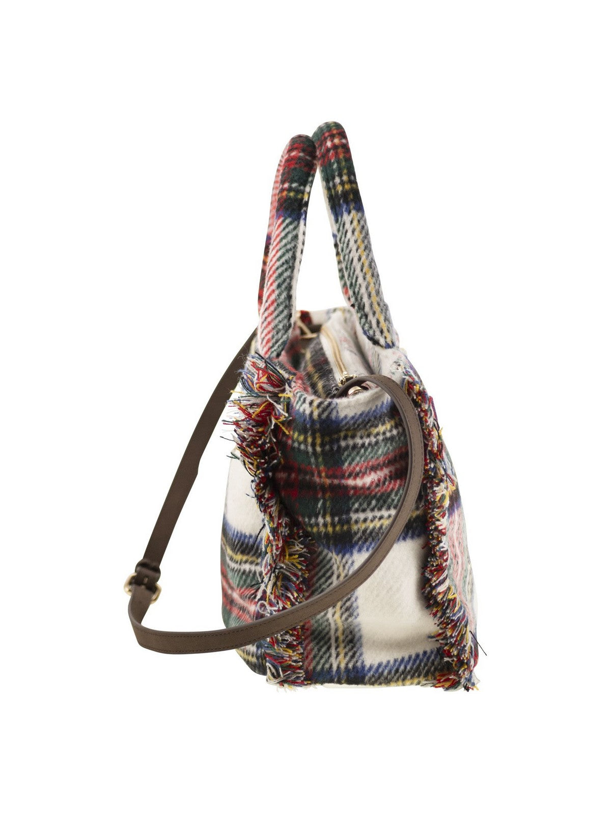 MC2 SAINT BARTH Borsa Donna COLETTE WOOL 01361I TARTAN 10OR EMB