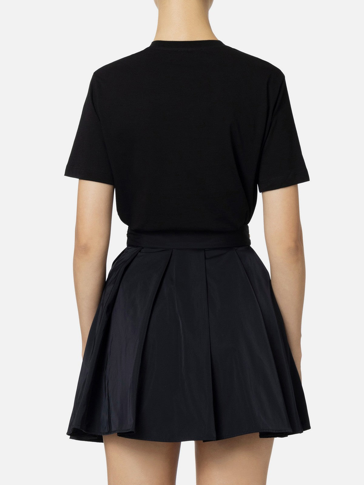 ELISABETTA FRANCHI T-Shirt e Polo Donna MA00346E2 110 Nero gioboutiqueweb