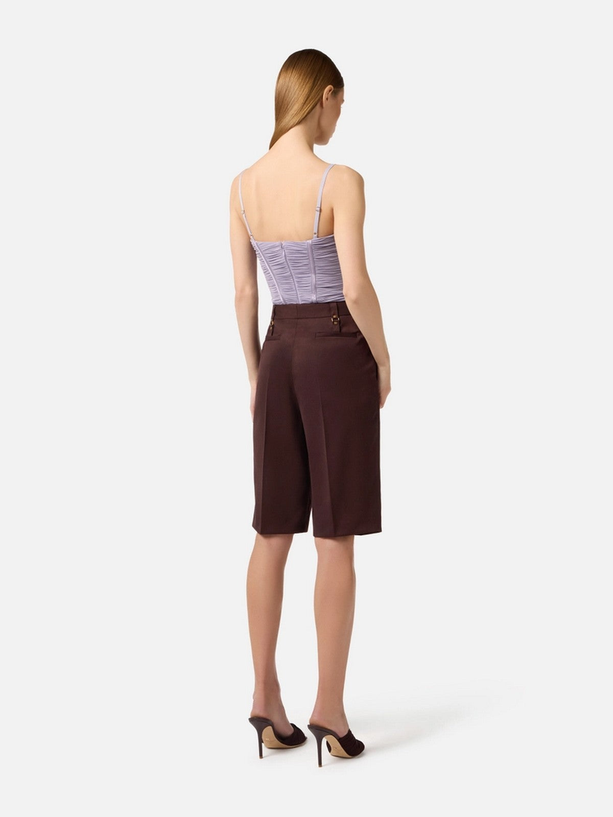 ELISABETTA FRANCHI Pantalone Donna PA18162E2 644 CACAO