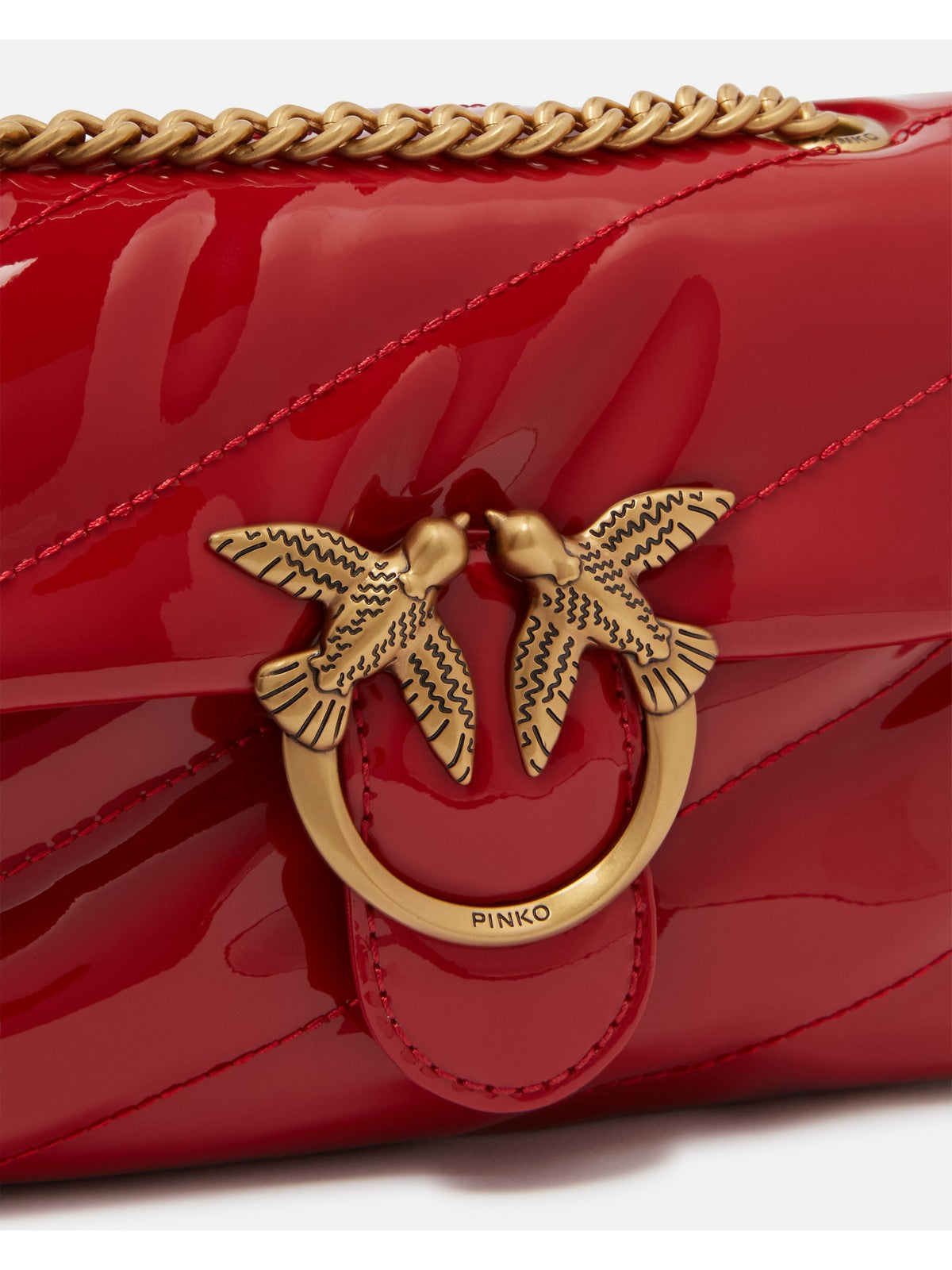 Pinko Woman Bag Love Baby Cl ecovernice+P 100040-A1up R Red Red