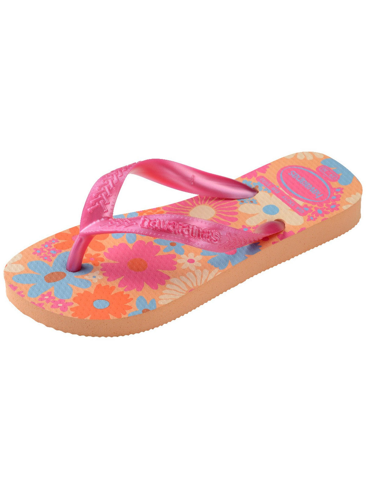 HAVAIANAS Infradito Bambine e ragazze Hav. Kids Flores 4000052.0027 Rosa gioboutiqueweb