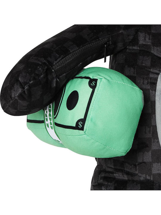 SPRAYGROUND Zaino Uomo DRIPPING SHARKS IN PARIS MONEYBEAR TEDDY BEAR 910B7974NSZ Nero gioboutiqueweb