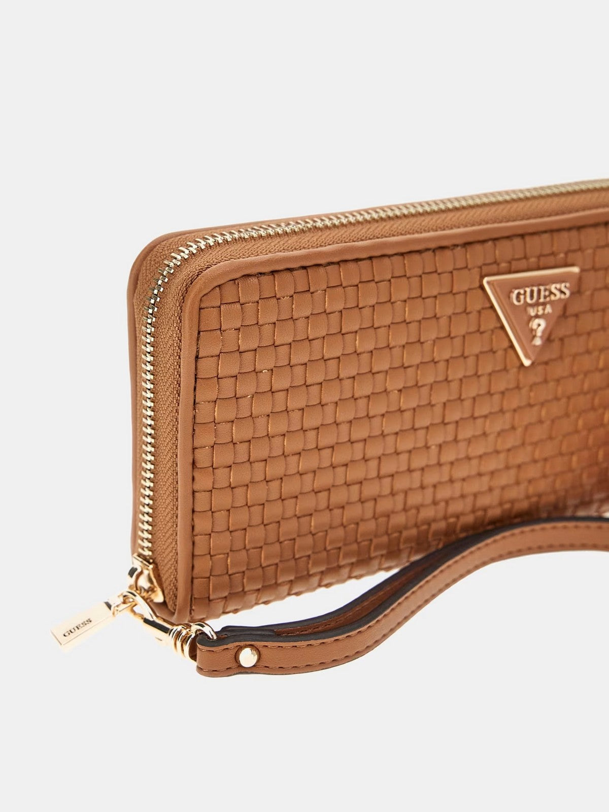 GUESS Portafoglio Donna Etel Slg Large Zip A SWWW92 19460 COG Marrone gioboutiqueweb