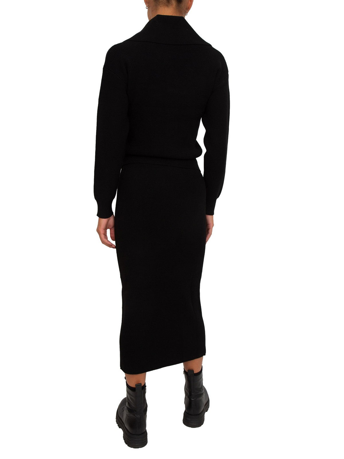 LIU JO WHITE Set Maglia/Gonna Donna MF5462MS99E 22222 Nero