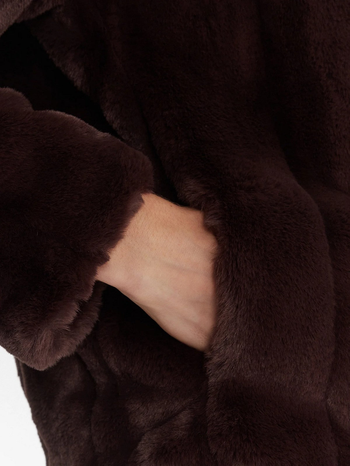 GUESS Pelliccia Donna NEW SOPHY JACKET W0BL0N WDCH0 A11R COLD BREW