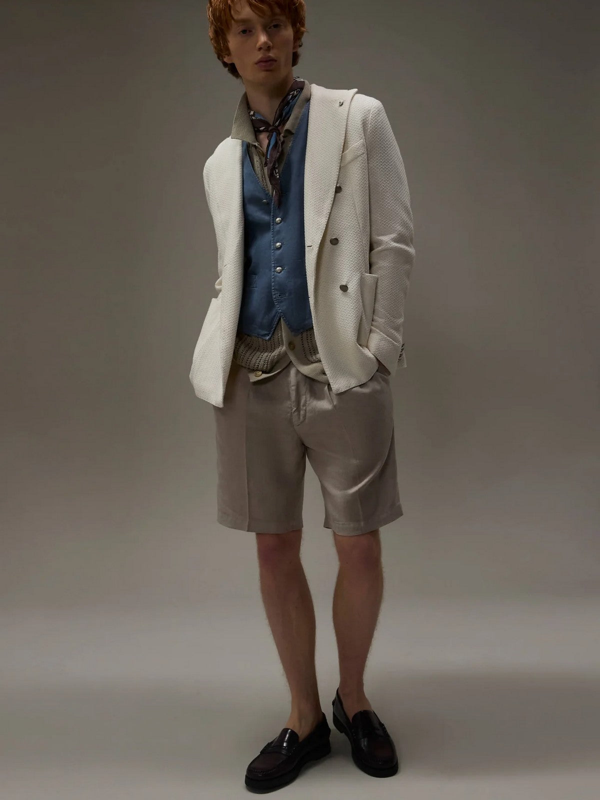 L.B.M. 1911 Giacca Uomo Tom 55210/1 2813 Bianco