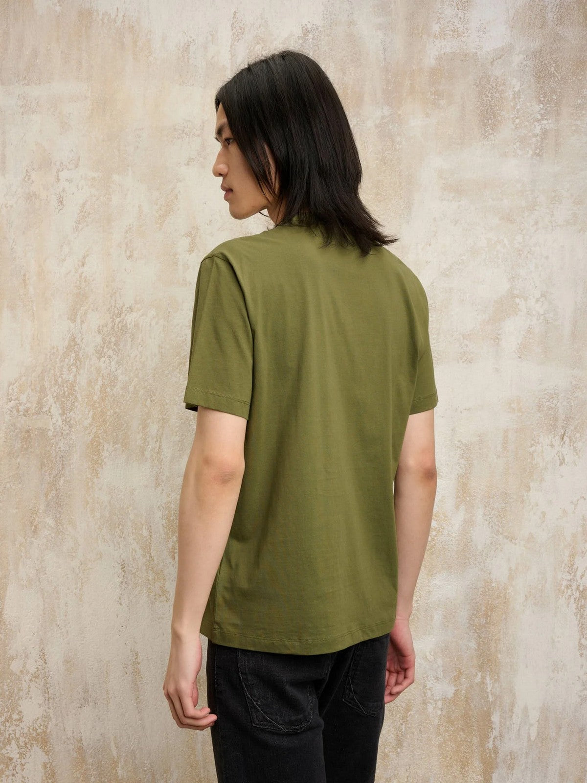 BLAUER T-shirt Uomo EUTAW 25SBLUH02193 004547 647 Verde gioboutiqueweb