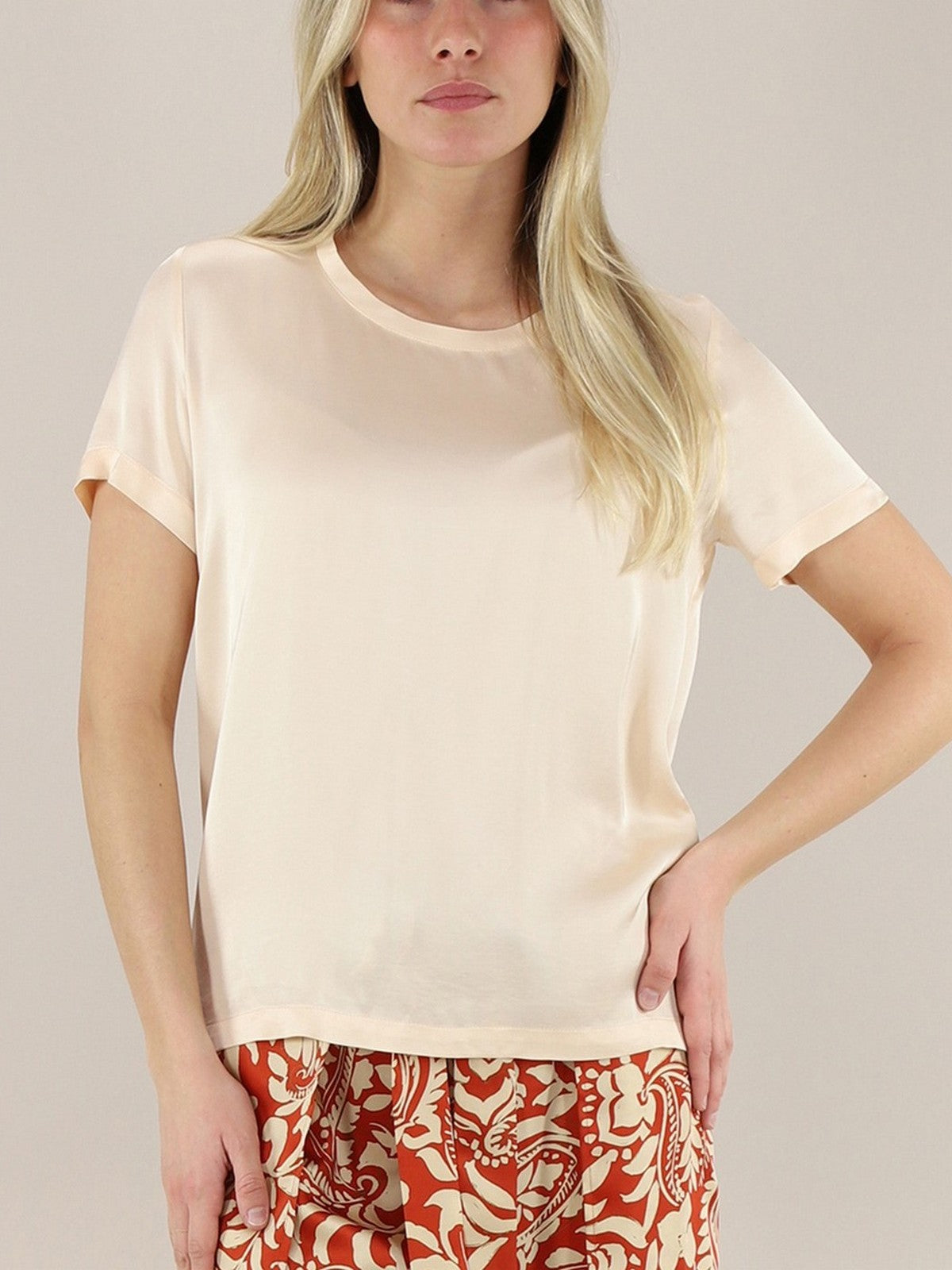 LIU JO BLACK Blusa Donna CA5354T2571 X0659 Beige gioboutiqueweb