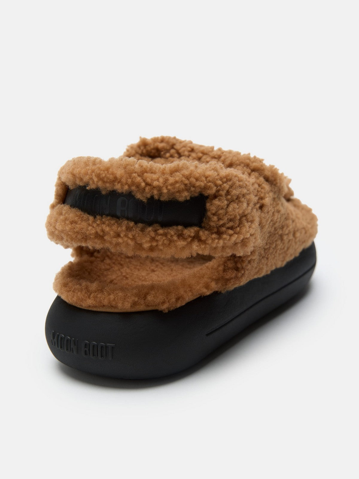 MOON BOOT Sandalo Donna MB SHEARLING SANDAL 80D2420020-M008 COGNAC