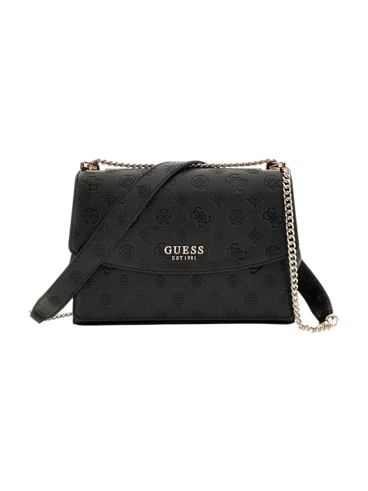 GUESS Borsa Donna PHOEBE CONVERTIBLE XBODY FLAP HWPD96 65210 BLO BLACK LOGO
