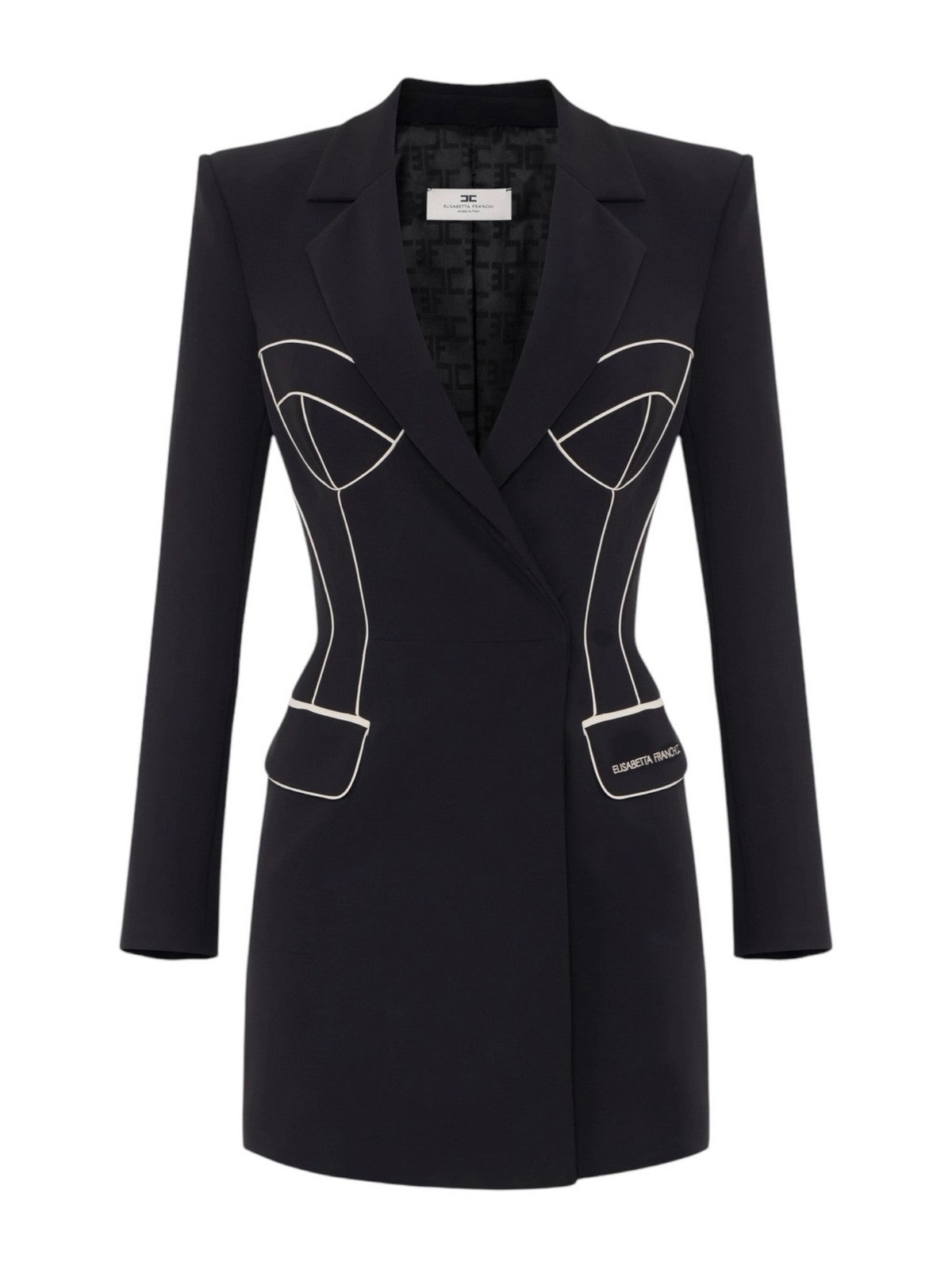 ELISABETTA FRANCHI Abito Donna AB73451E2-685 Nero gioboutiqueweb