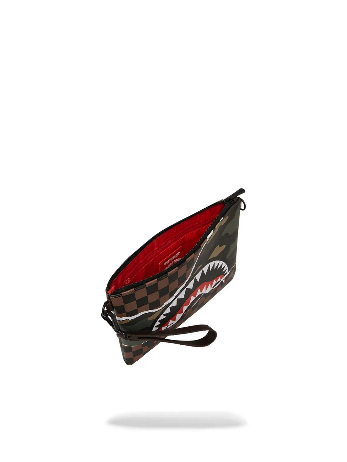 SPRAYGROUND Pochette Uomo TEAR IT UP CAMO POCHETTE 910B6041NSZ Marrone gioboutiqueweb
