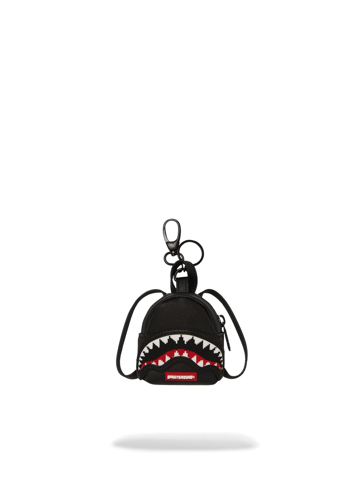 SPRAYGROUND Portachiavi Unisex adulto FLY KNIT MOUTH KEYCHAIN 910K8031NSZ Nero