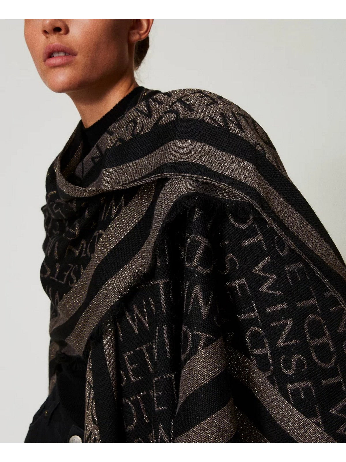 TWINSET Mantella Donna 242TO504A 00006 Nero