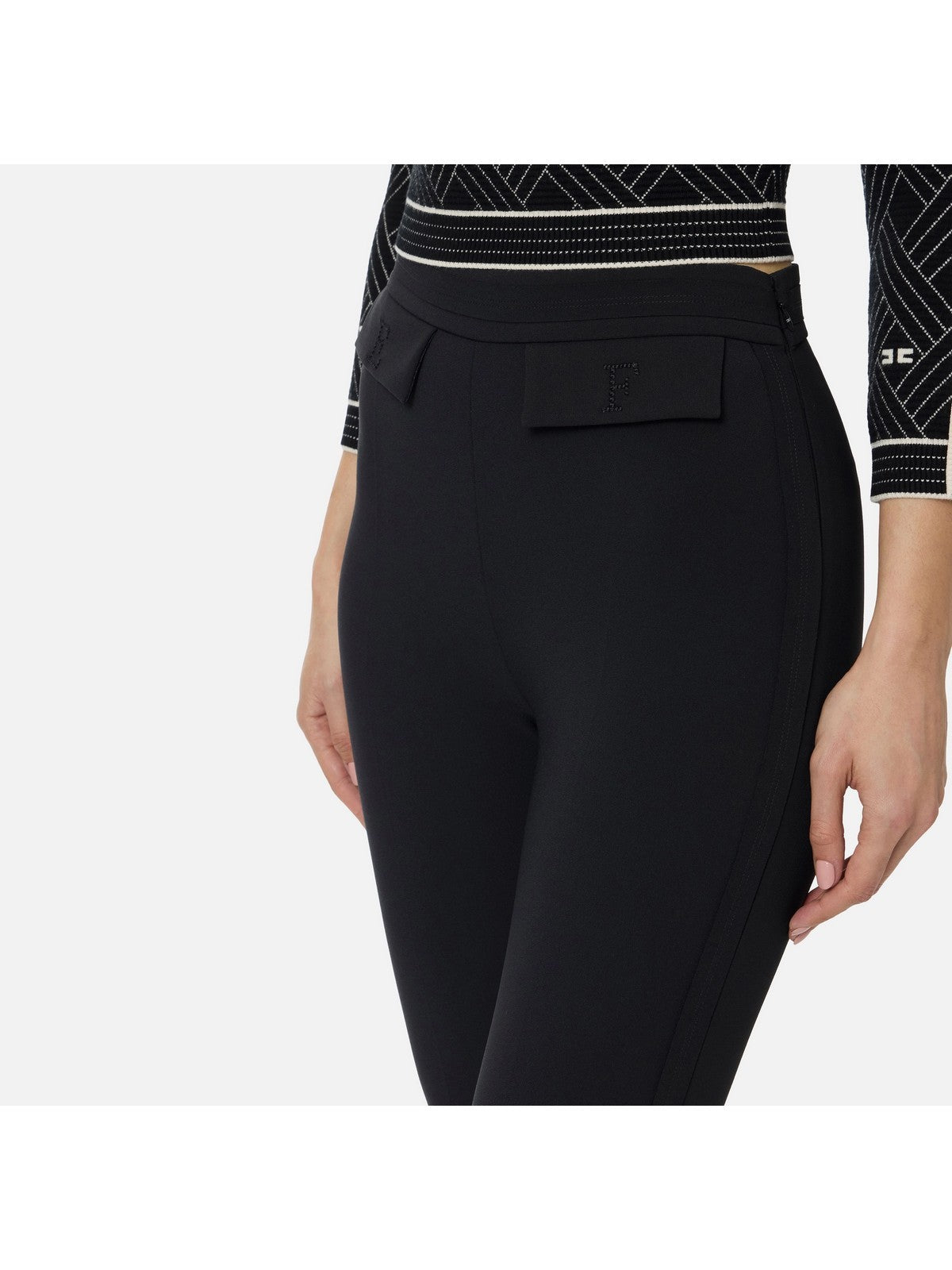 ELISABETTA FRANCHI Pantalone Donna PA17061E2 110 Nero