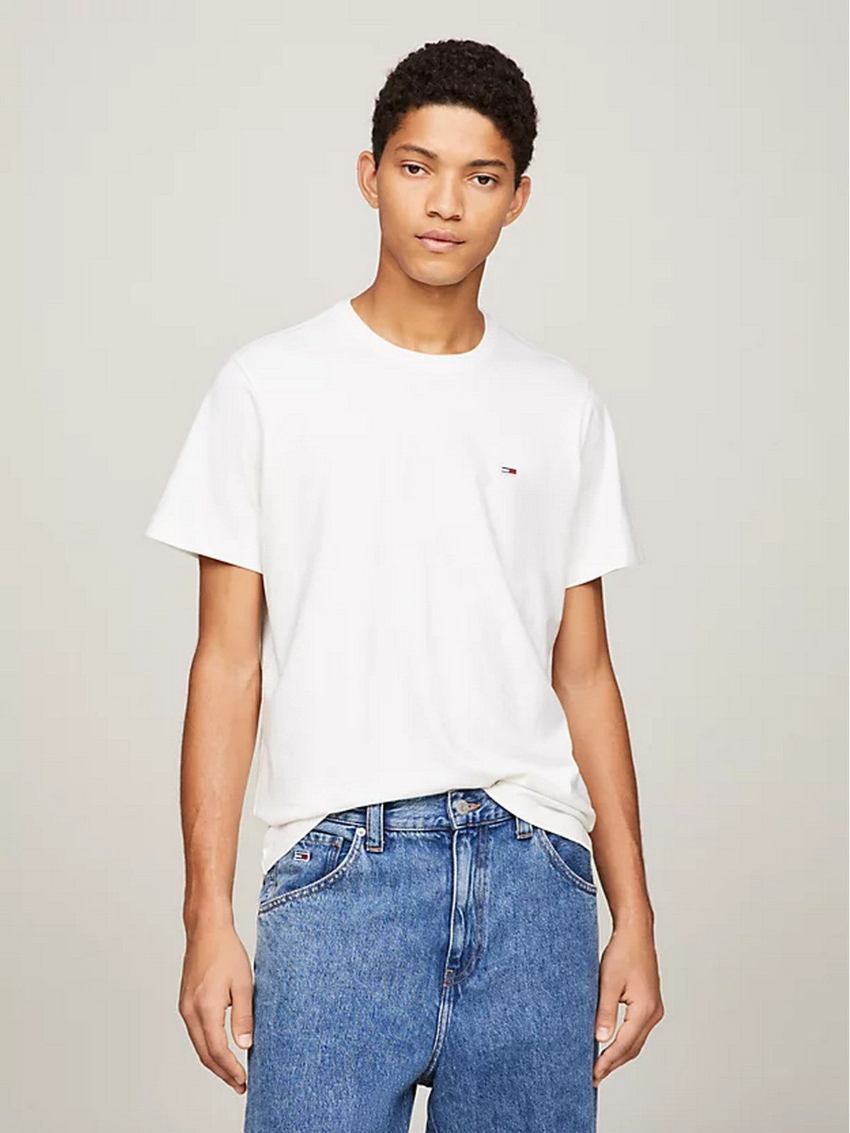 TOMMY HILFIGER T-Shirt e Polo Uomo DM0DM09598 YBR Bianco
