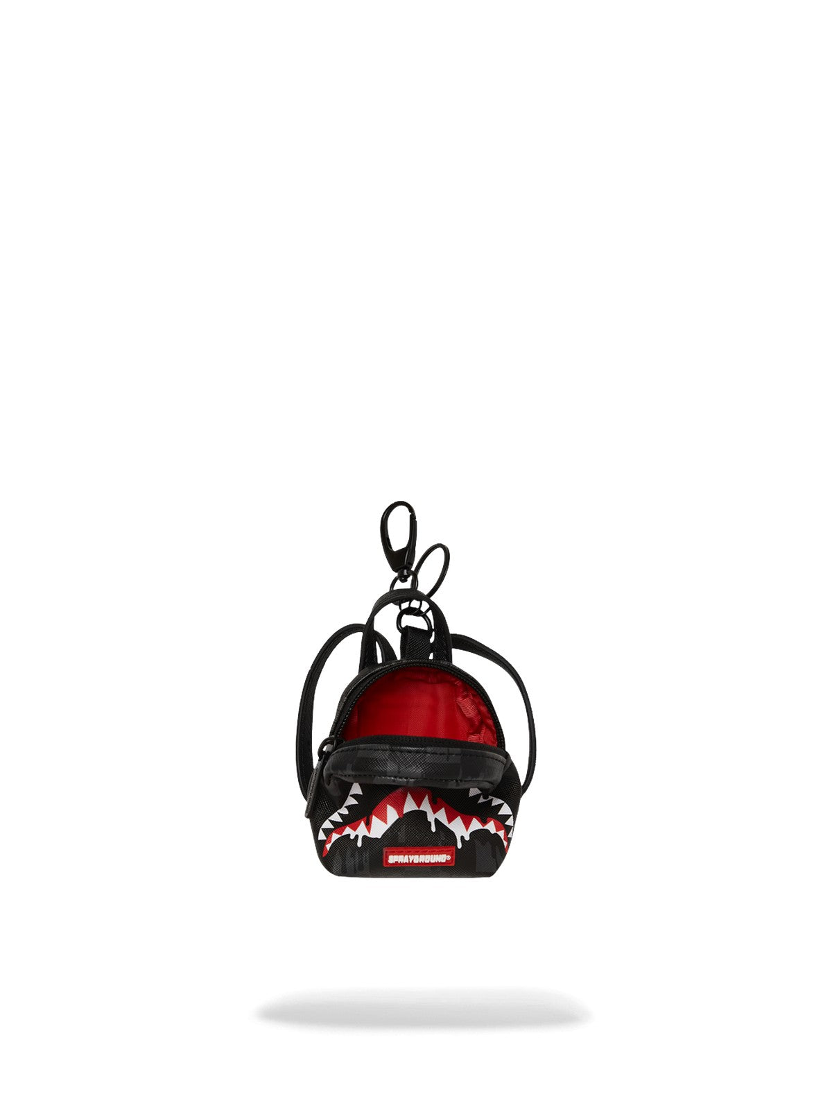 SPRAYGROUND Portachiavi Unisex adulto DRIPPING SHARKS IN PARIS KEYCHAIN 910K7973NSZ Nero