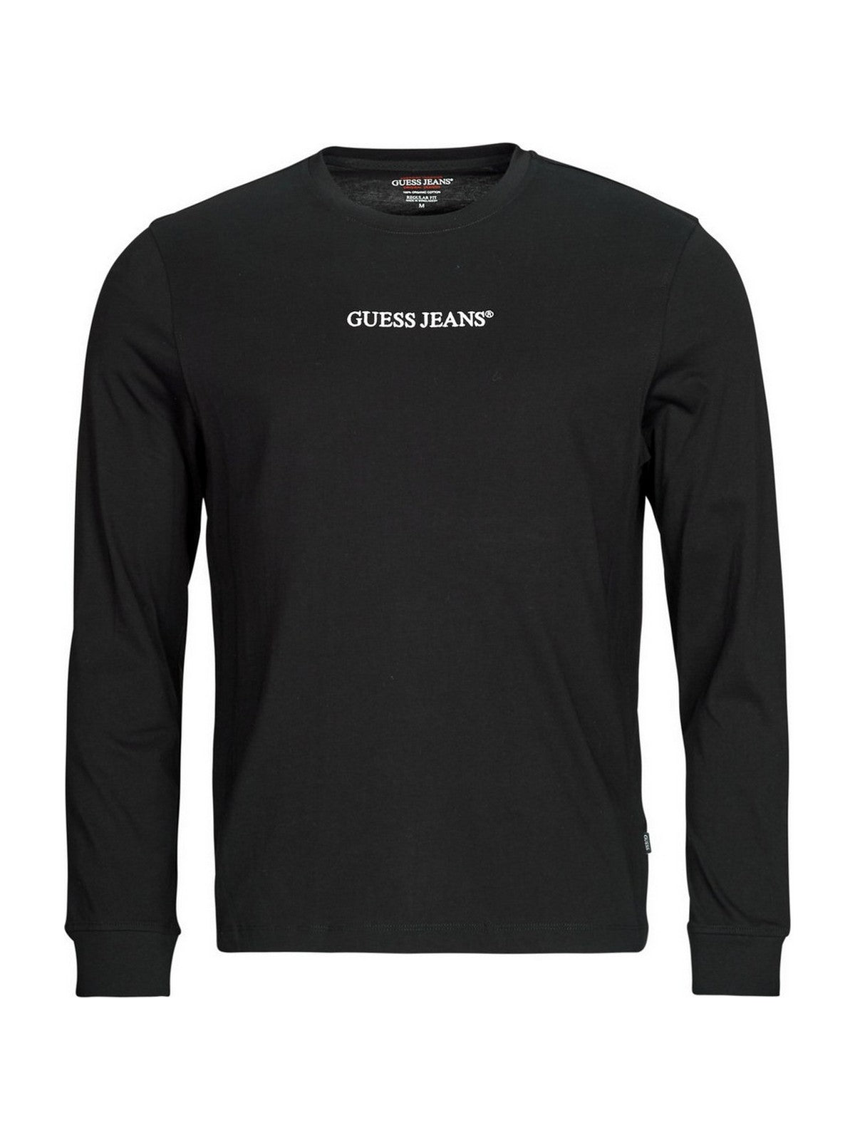 GUESS T-shirt Uomo GJ LS CN REG EMBRO TEE M5RI84 K8HM0 JBLK Jet Black A996