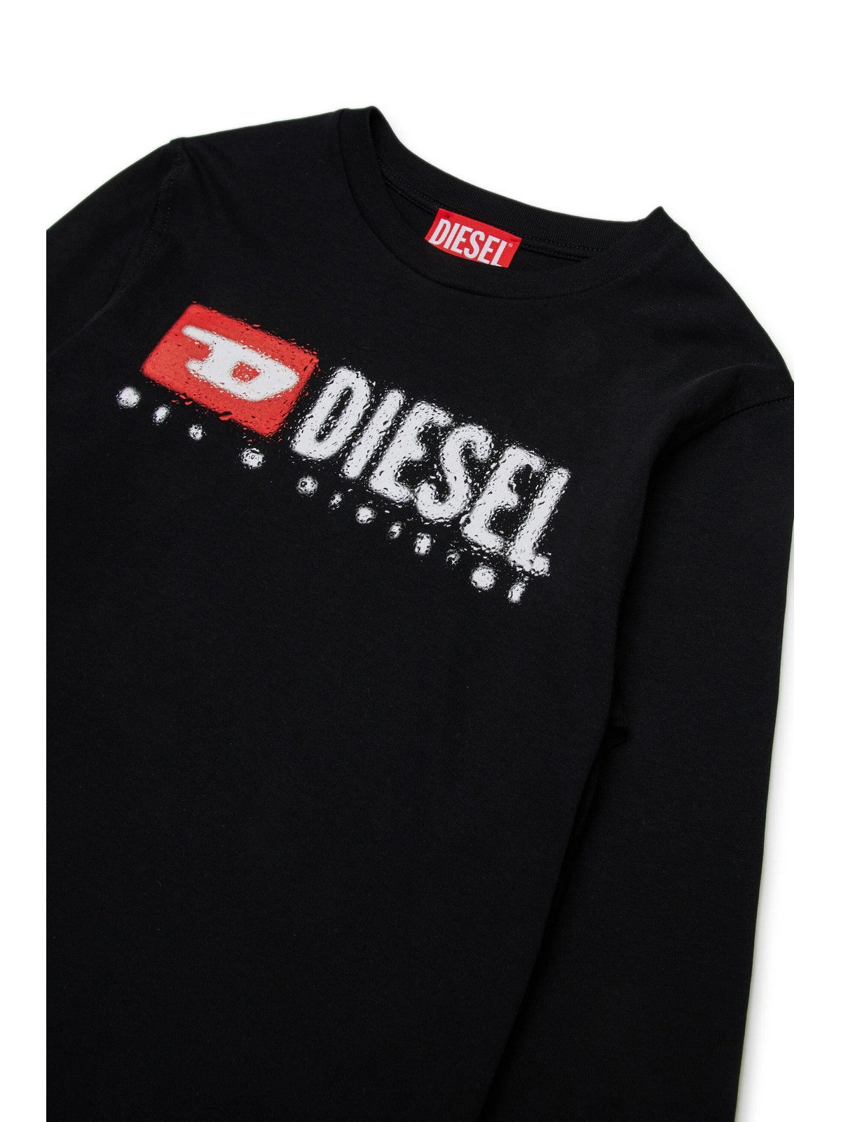 Diesel t-shirt children and teenagers j02474 00yi9 k900 black