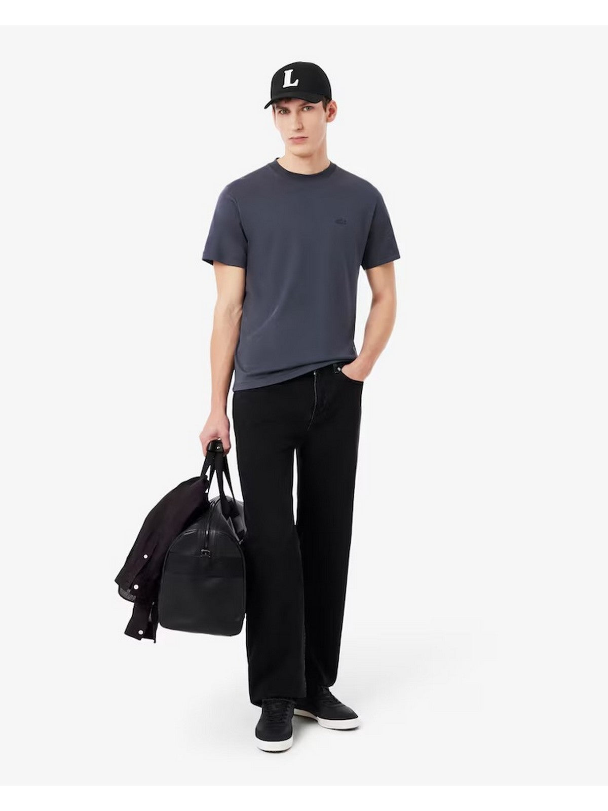 LACOSTE T-shirt Uomo TH5931 S5T Grigio