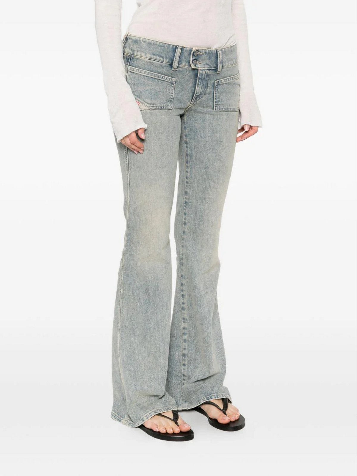 DIESEL Jeans Donna D-HUSH L.32 PANTALONI A13820 09N33 01 900 - DENIM