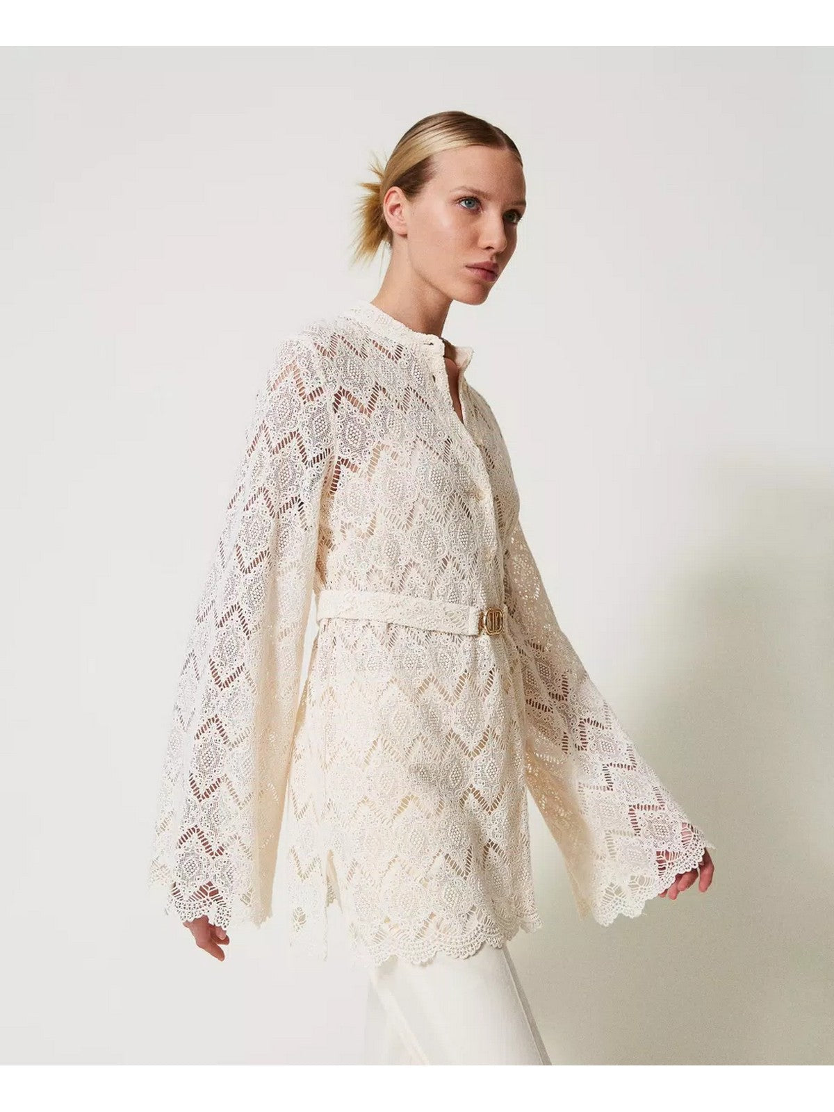 TWINSET Blusa Donna 251TP2406 12140 Beige gioboutiqueweb