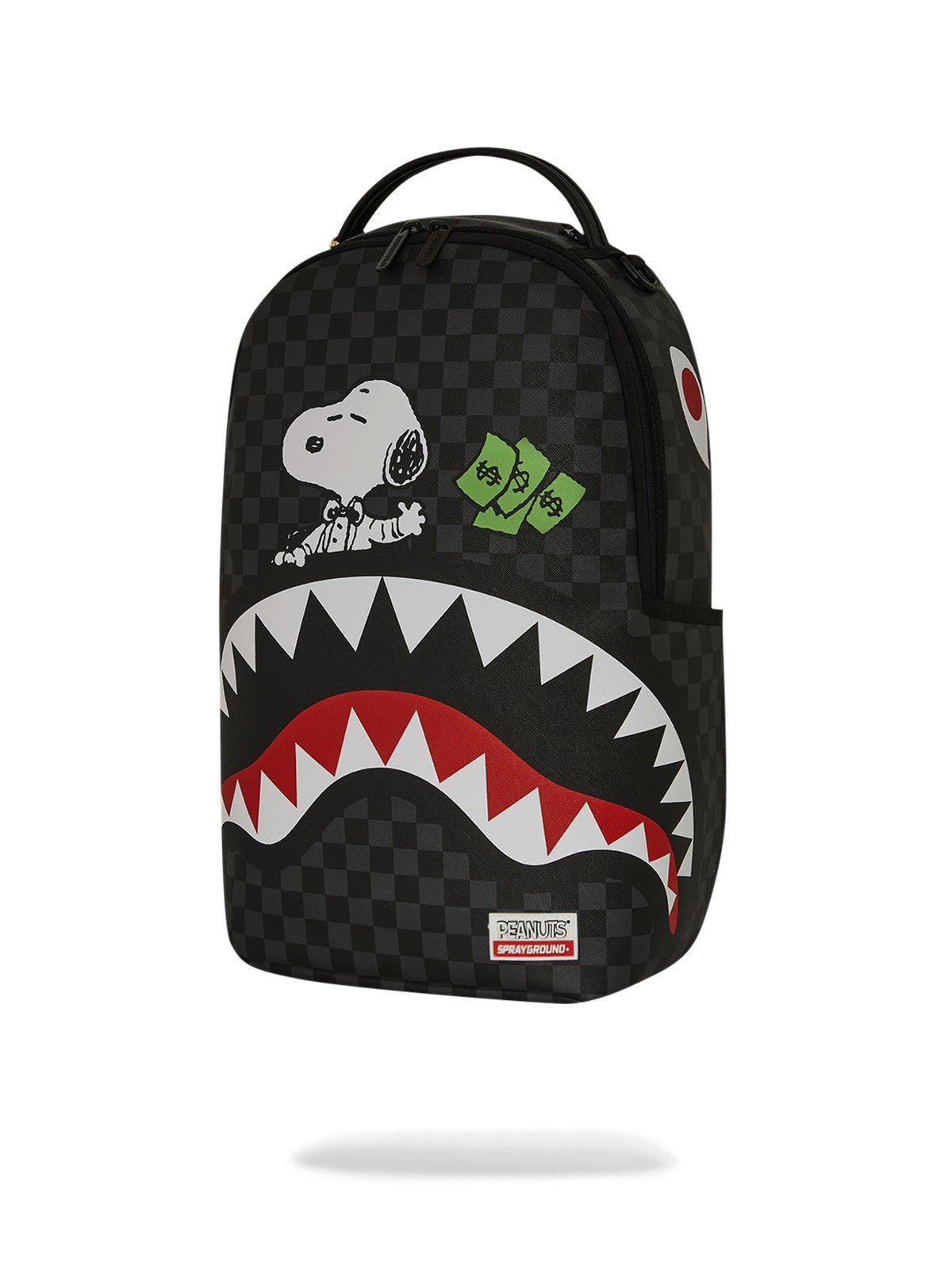 SPRAYGROUND Zaino Uomo SNOOPY TOP SHARK MONEY DLXSV BACKPACK 910B7741NSZ Nero gioboutiqueweb