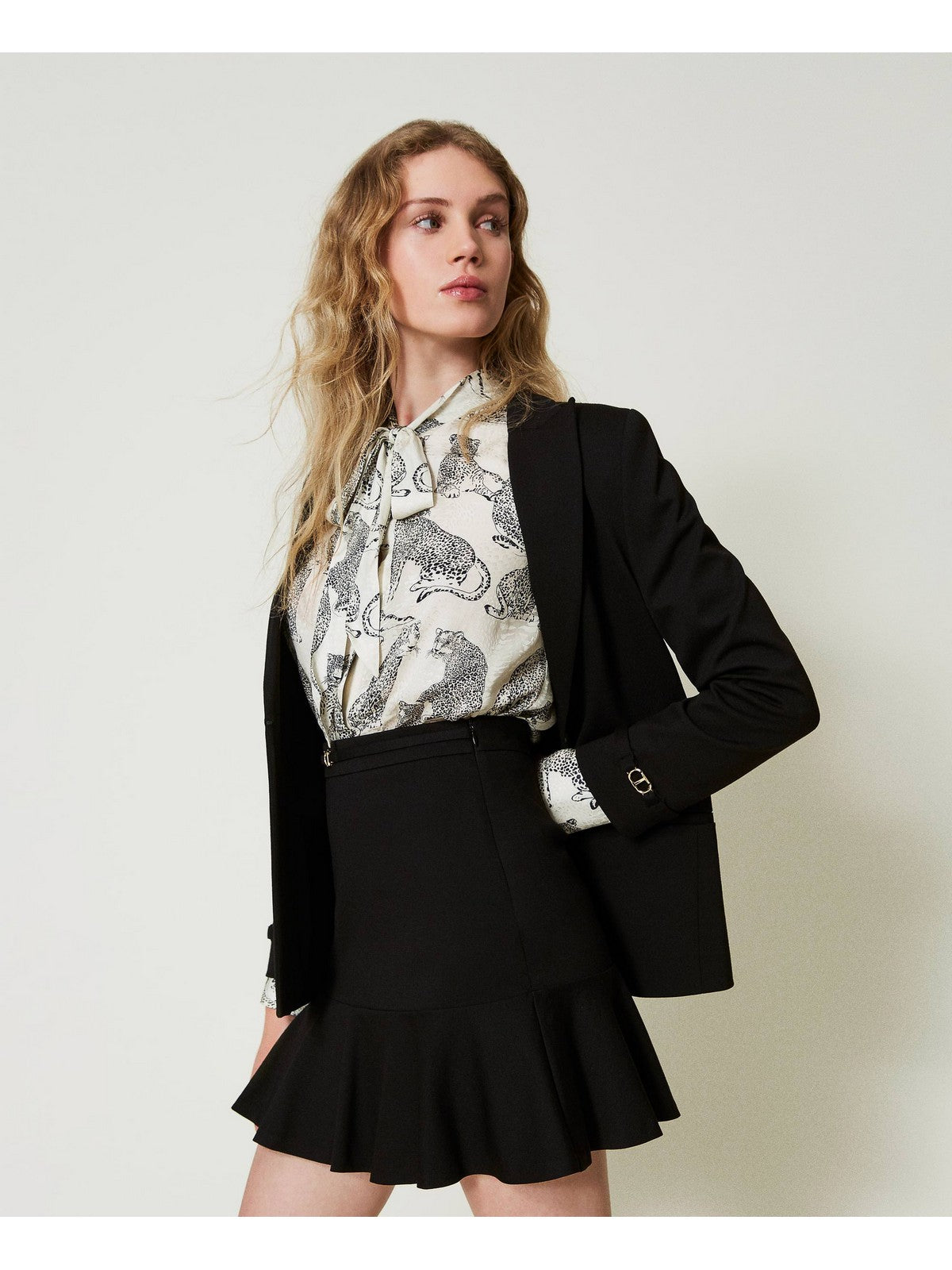 TWINSET Gonna Donna 242TP224C 00006 Nero gioboutiqueweb