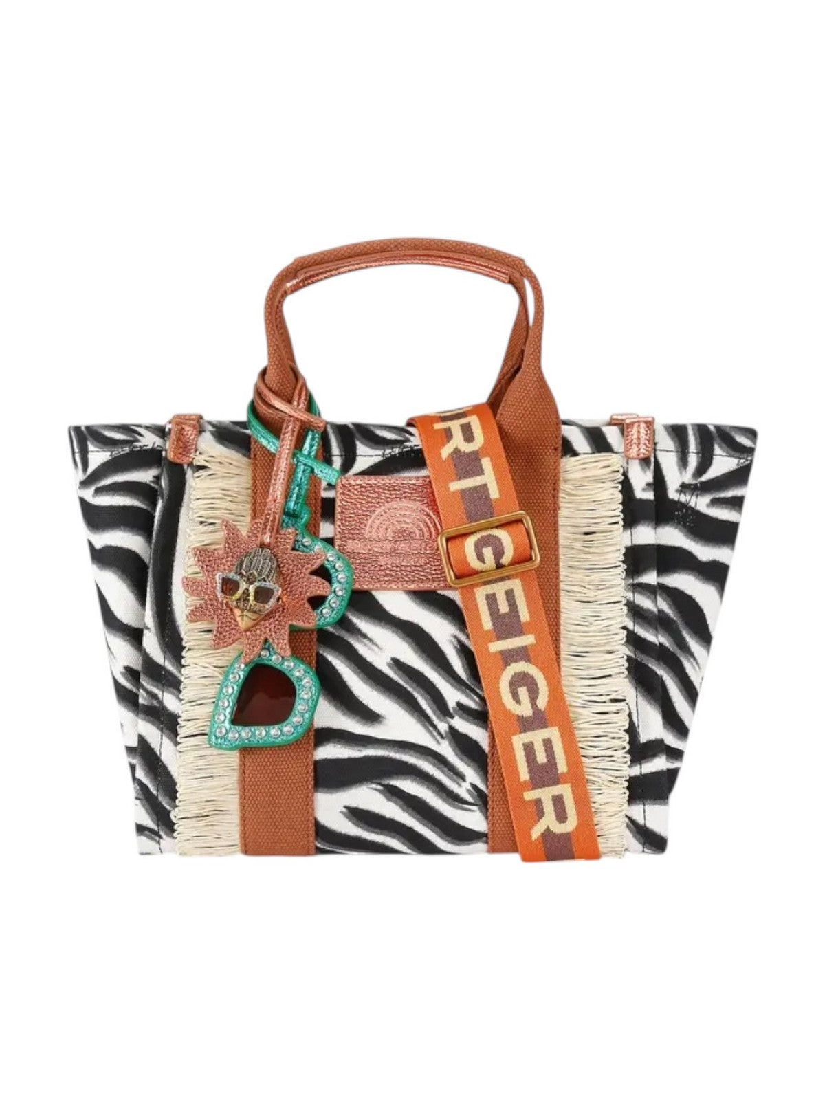 KURT GEIGER Borsa Donna 690-SOUTHBANK SM SHOPPER 2043801069 BLK/WHITE BLK/WHITE