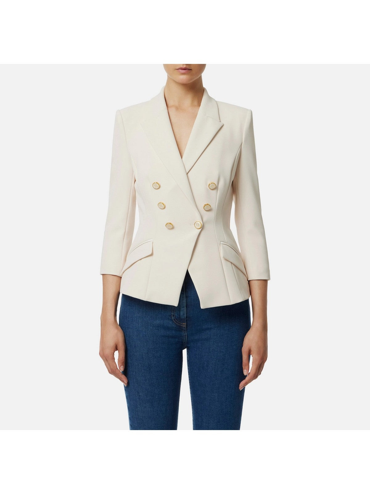 ELISABETTA FRANCHI Giacca Donna GI17456E2 DZ9 MILK