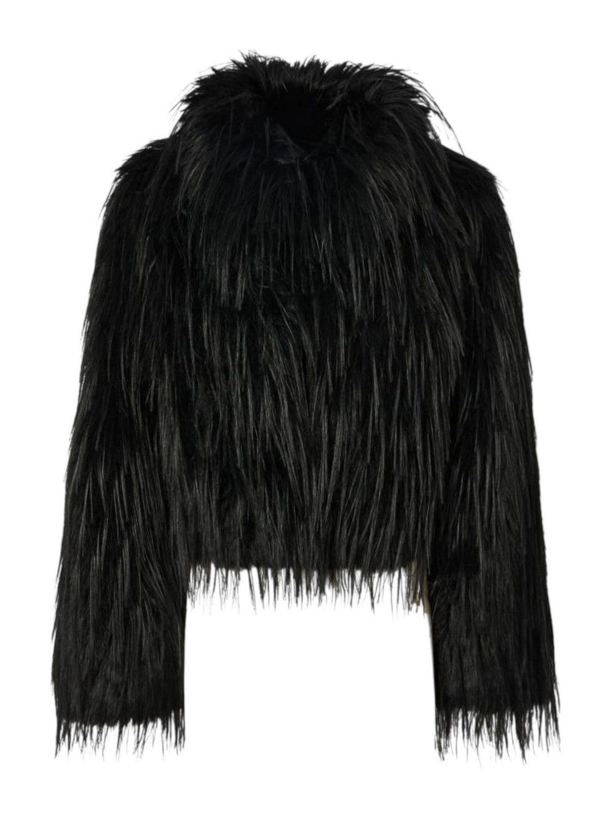 PINKO Pelliccia Donna AMPARO CABAN 106045-A2ZO Z99 NERO LIMOUSINE