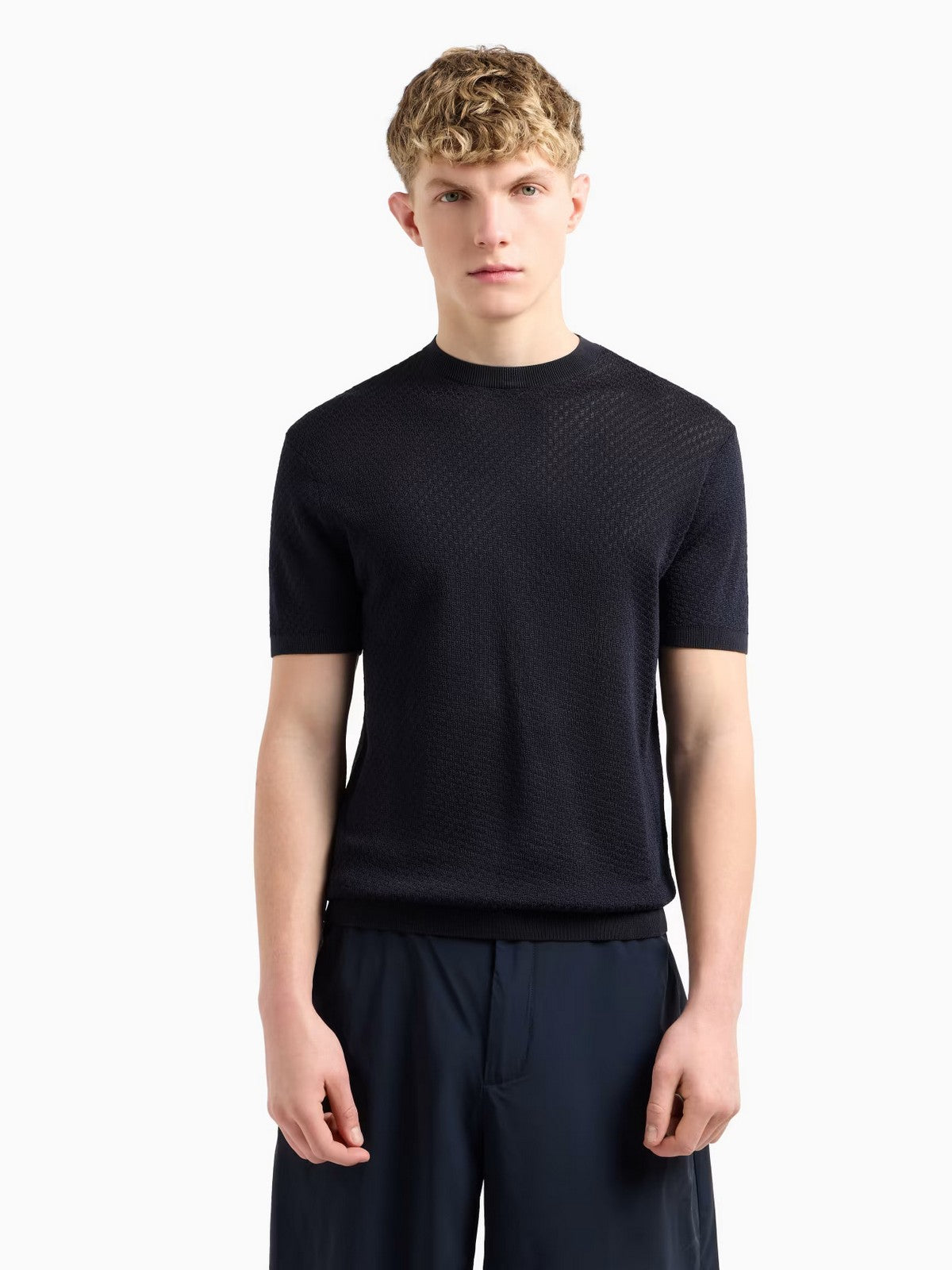 EMPORIO ARMANI Maglia Uomo EM001572 AF14851 FB076 Blu gioboutiqueweb