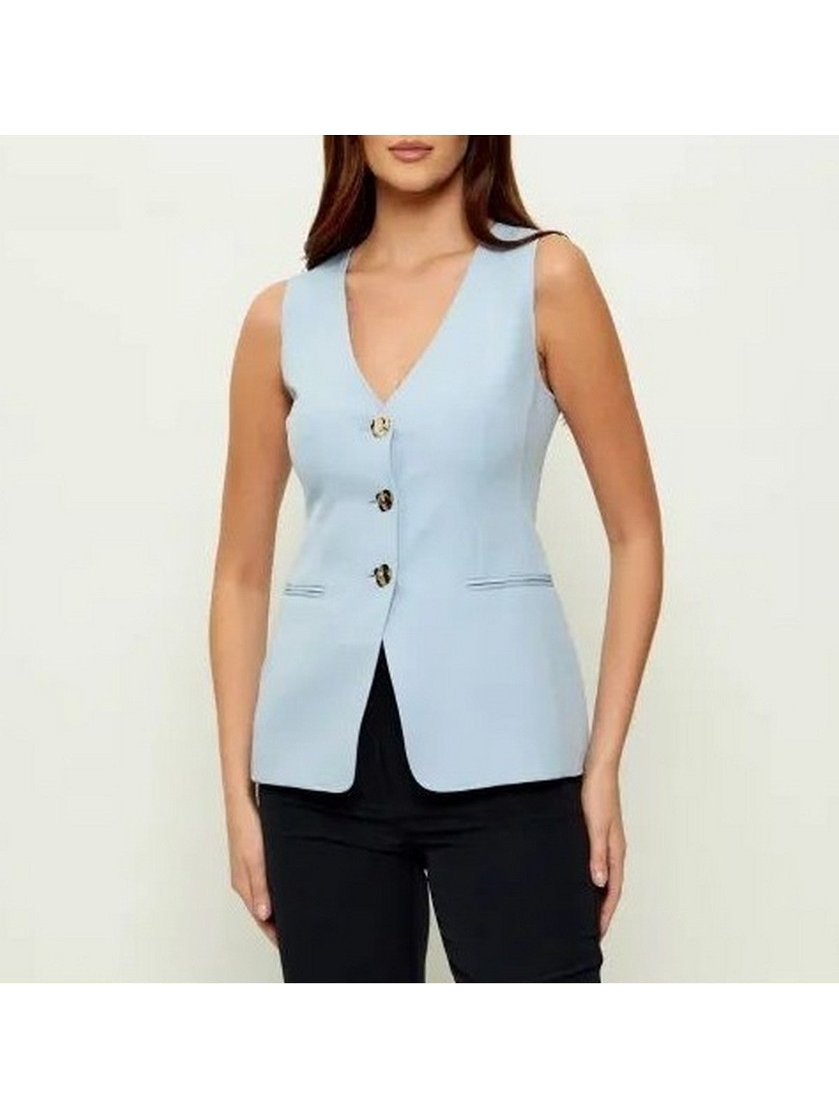 LIU JO BLACK Gilet Donna CA6222T2200 P9580 Cielo azur