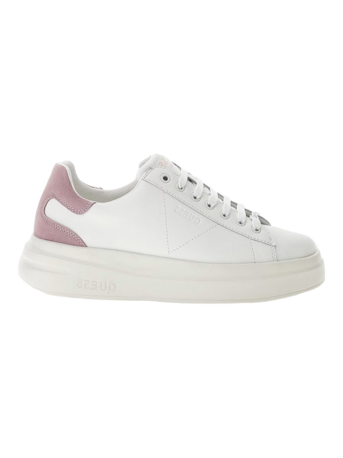 GUESS Sneaker Donna Elbina FLJELB LEA12 WHIPI Bianco gioboutiqueweb