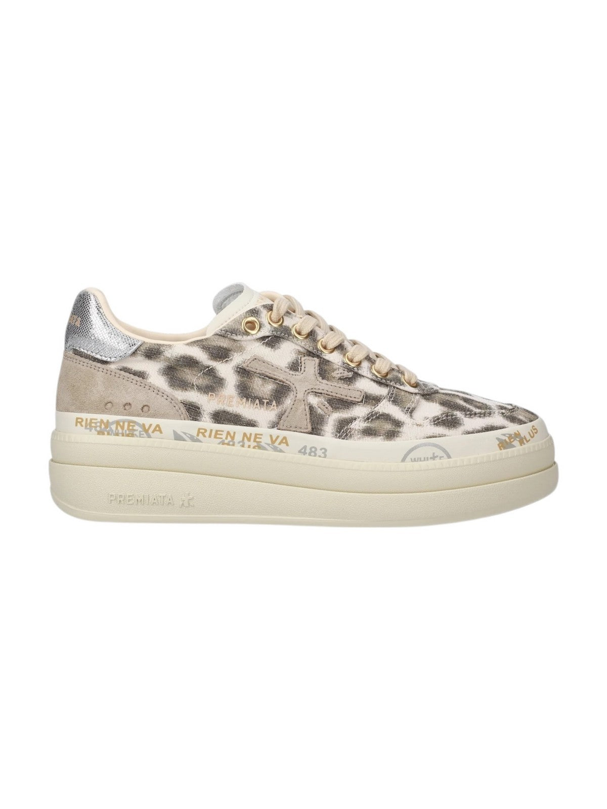 PREMIATA Sneaker Donna MICOL VAR 7444 Beige gioboutiqueweb