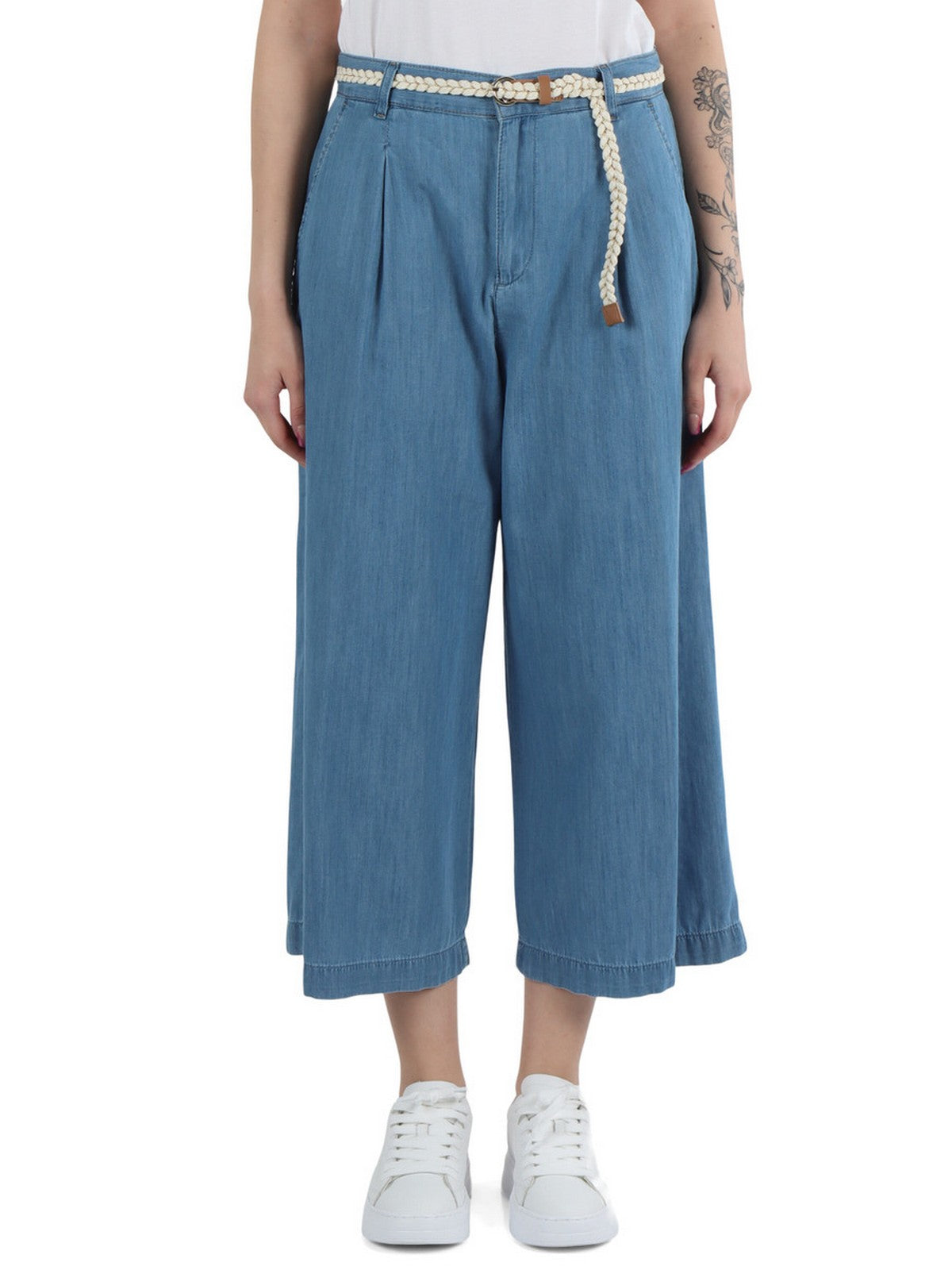 LIU JO BLUE DENIM Bermuda Donna UA5213D3202 78832 Blu gioboutiqueweb