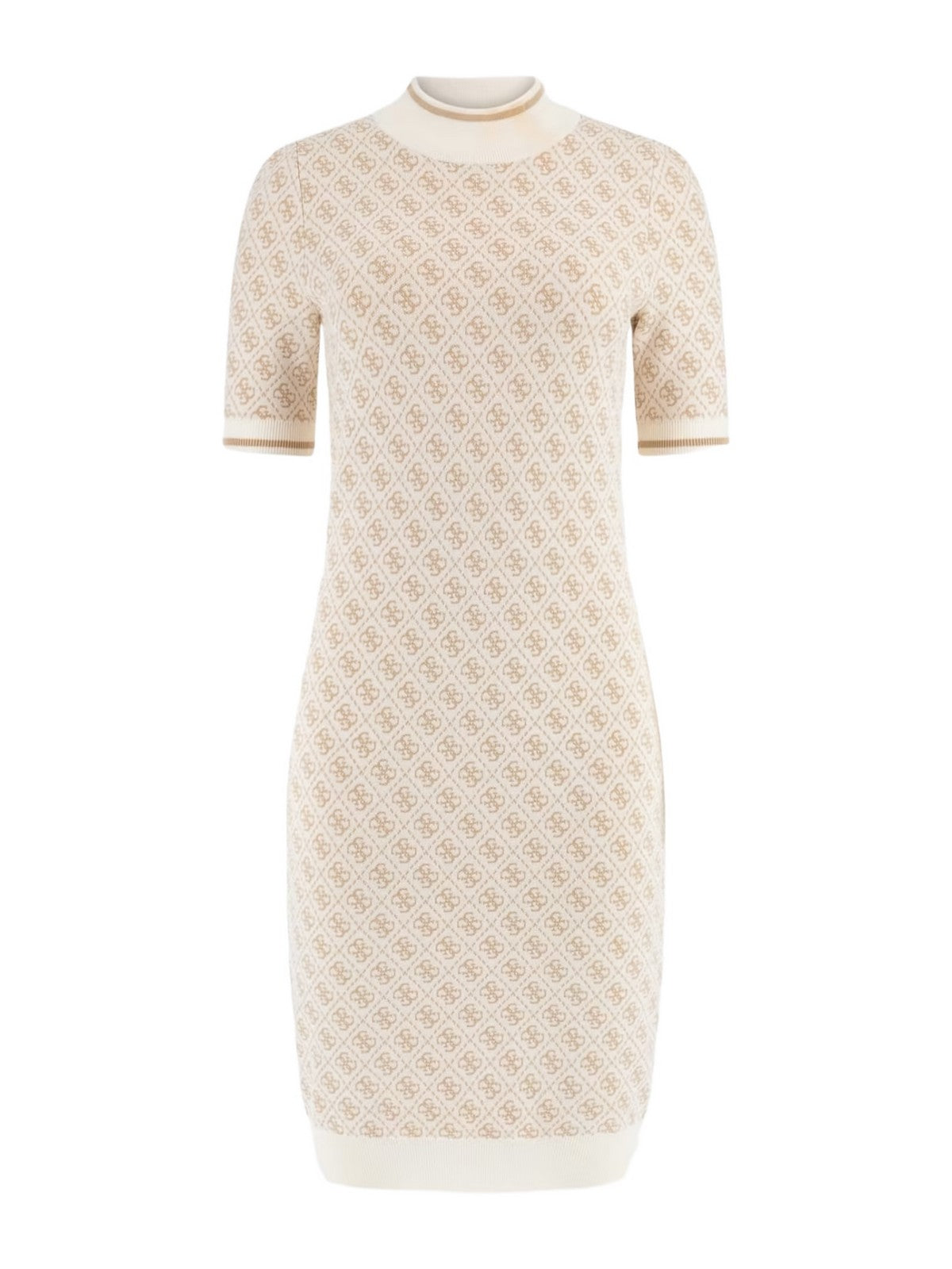 GUESS Abito Donna SS LISE 4G LOGO SWTR DRESS W3YK39 Z37K0 F1GL Beige gioboutiqueweb
