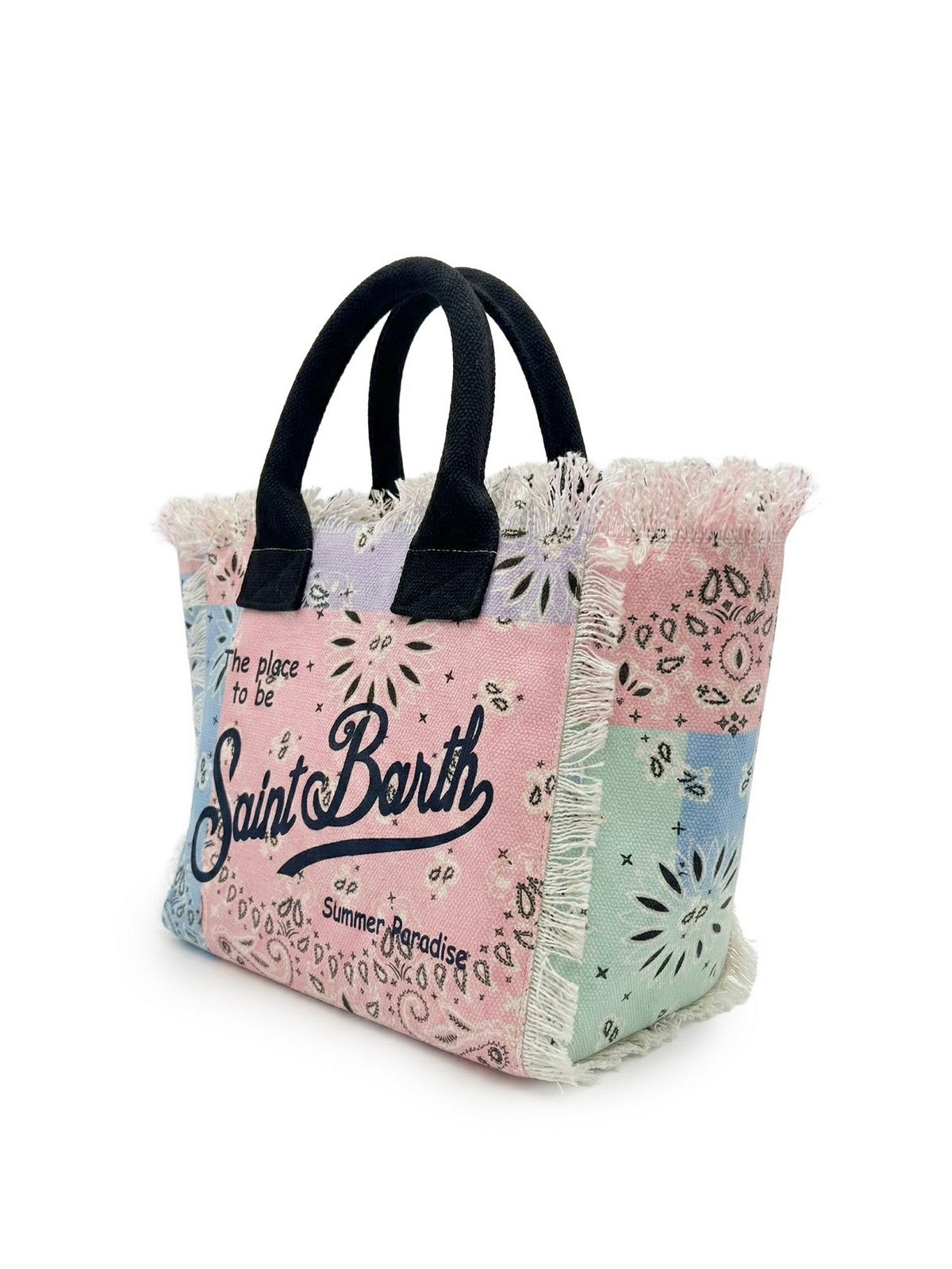 MC2 SAINT BARTH Borsa Donna COLETTE 03277L BANDANNA ROUND COLOR
