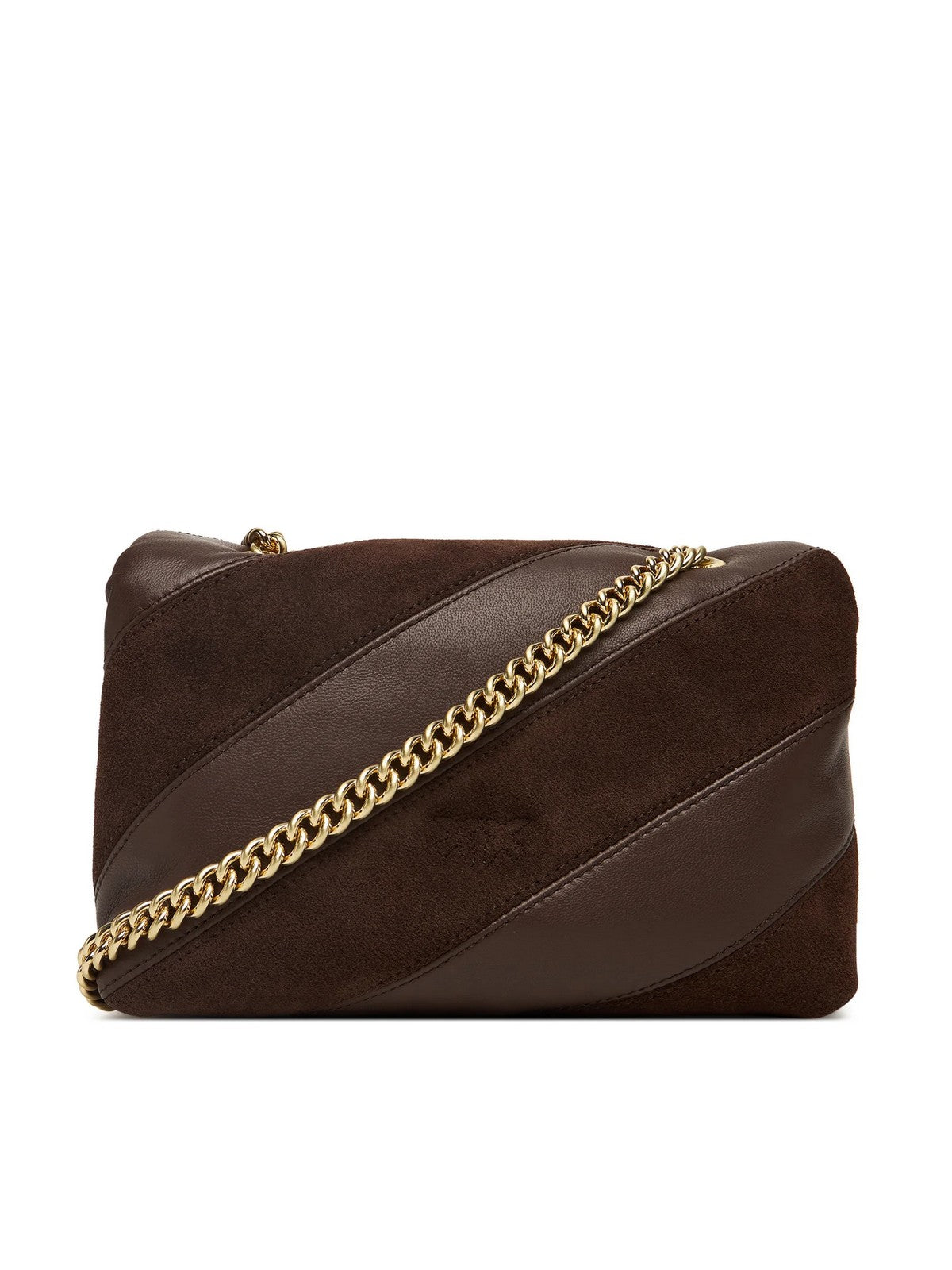 PINKO Borsa Donna LOVE PUFF MINI CL 100039-A2JY L74V MARRONE CASTANO MATT GOLD