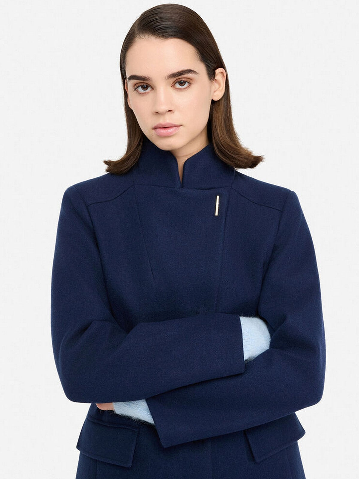 LIU JO WHITE Cappotto Donna MF5119J4873 93921 BLU NAVY